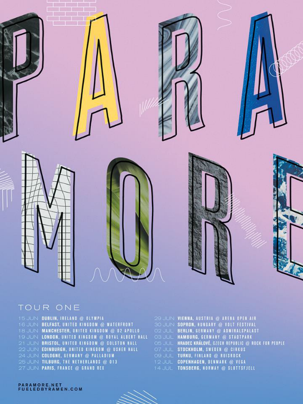 Paramore - Tour One 2017