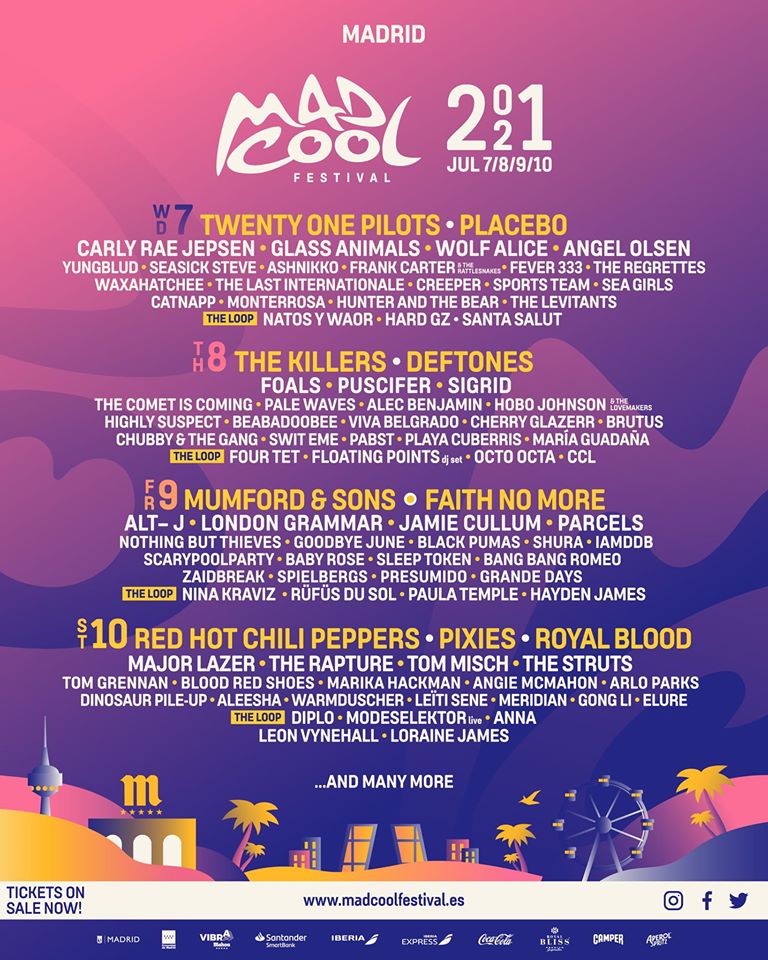 Mad Cool Festival 2021 - Cartel