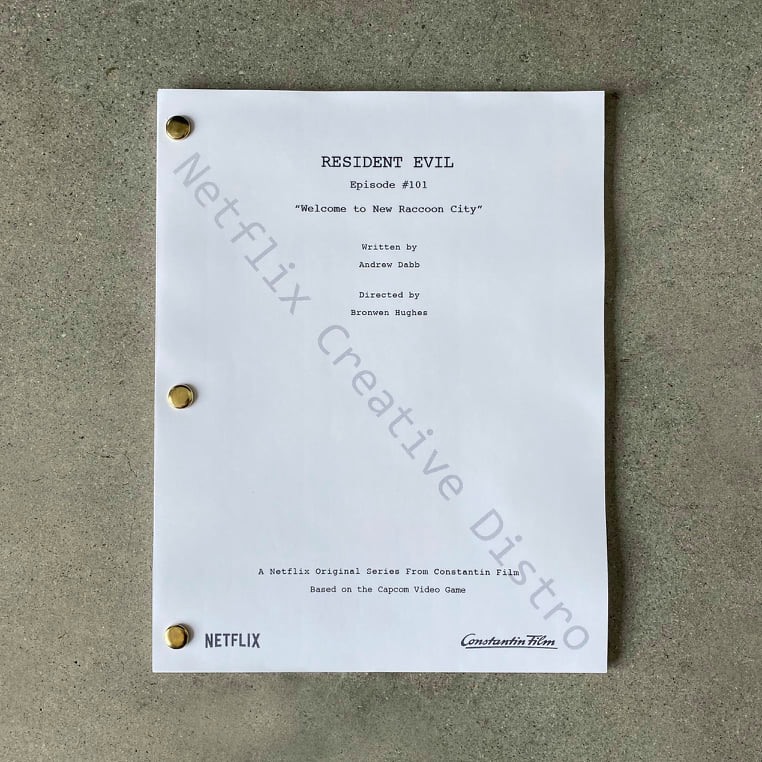"Resident Evil" - Netflix script