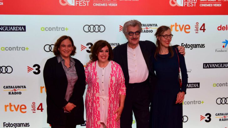BCN Film Fest 2023 ‑ Wim Wenders, Ada Colau, Conxita Casanovas y Donata Wenders
