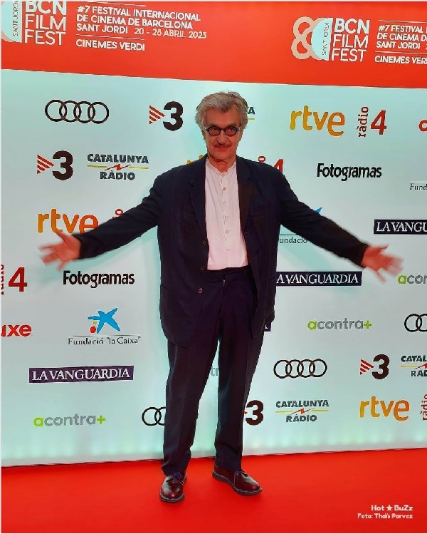Wim Wenders en la gala de inauguración del BCN Film Fest 2023