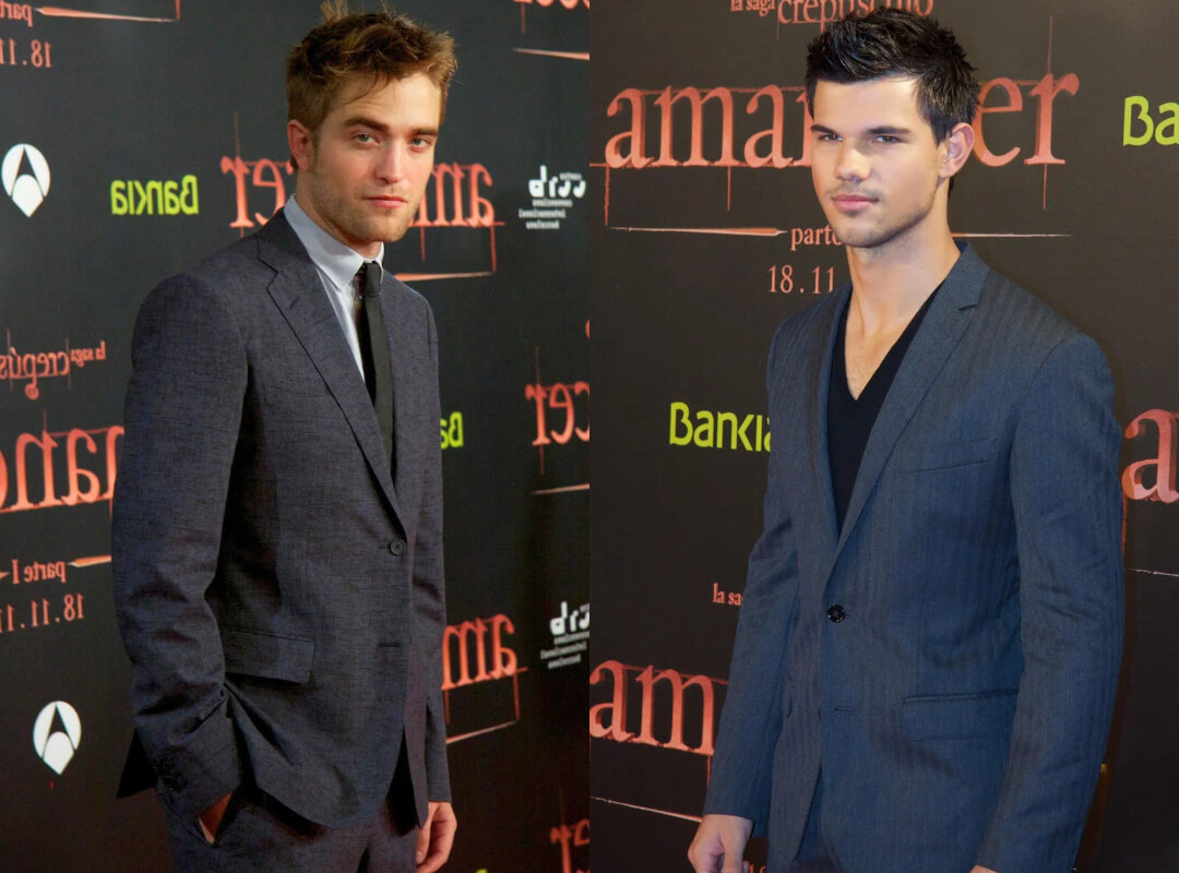 "Twilight" premiere, Barcelona - Robert Pattinson & Taylor Lautner